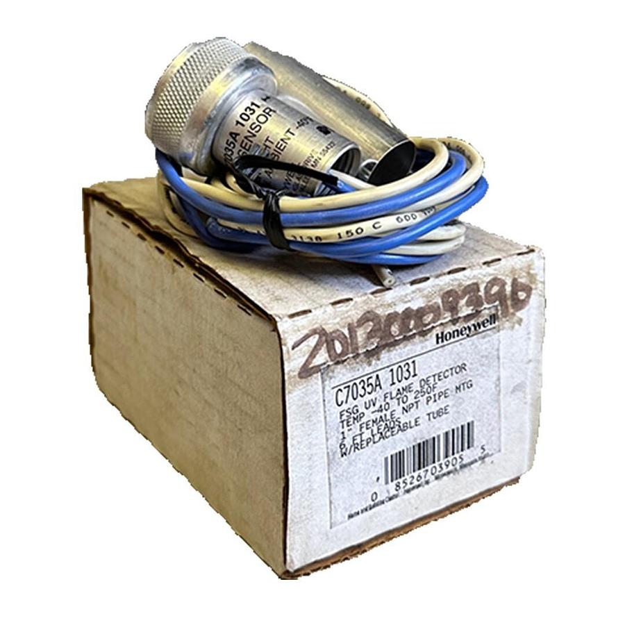 Used NEW HONEYWELL C7035A 1031 / C7035A1031 FSG UV FLAME DETECTOR W/ REPLACEABLE TUBE