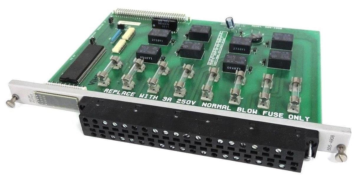 Used SIEMENS TEXAS INSTRUMENTS 505-4908 MODULE RELAY OUTPUT 20-250VAC 24VDC 5054908
