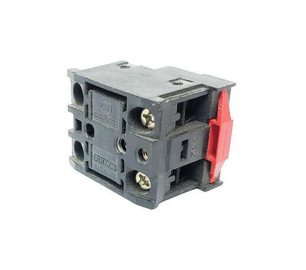 Used GENERAL ELECTRIC 080BF10D CONTACT BLOCK, 1NO, 10A, 660V