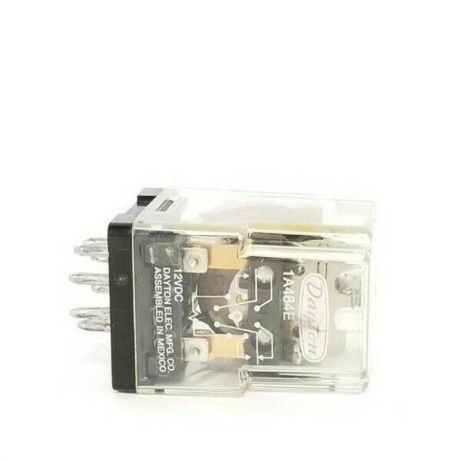 Used DAYTON 1A484E RELAY 12VDC, 120VAC