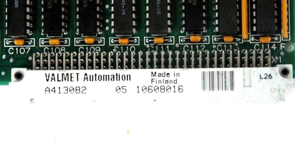 Used VALMET-AUTOMATION A413082 CPU BOARD 32 8M