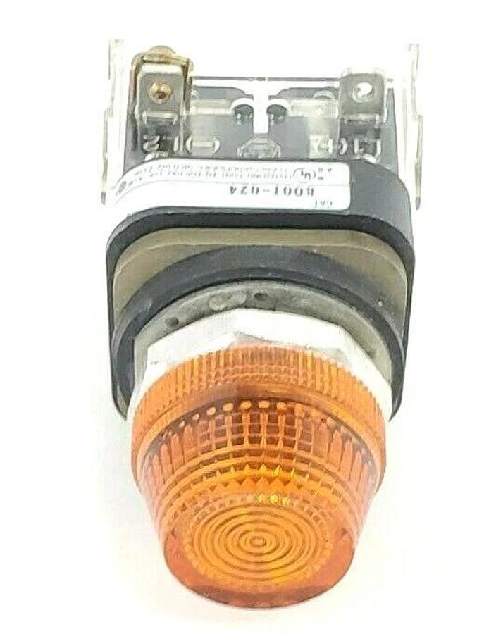 Used ALLEN BRADLEY 800T-Q24 PILOT LIGHT SER. T 24V, AMBER 800TQ24