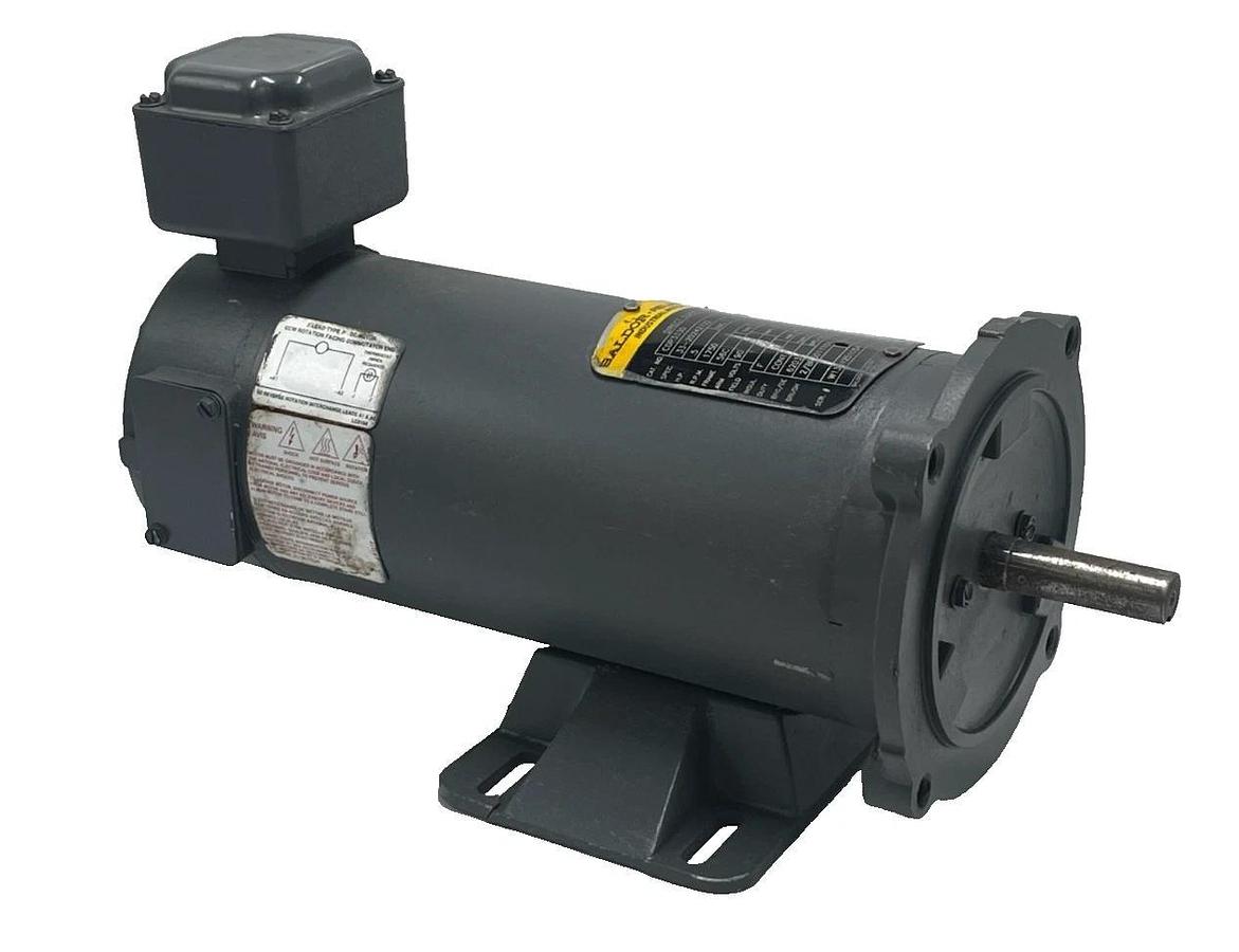 Used Baldor CDP3330 DC Industrial Motor 1/2 HP 1750 RPM 90VDC 56C TENV 4.8A
