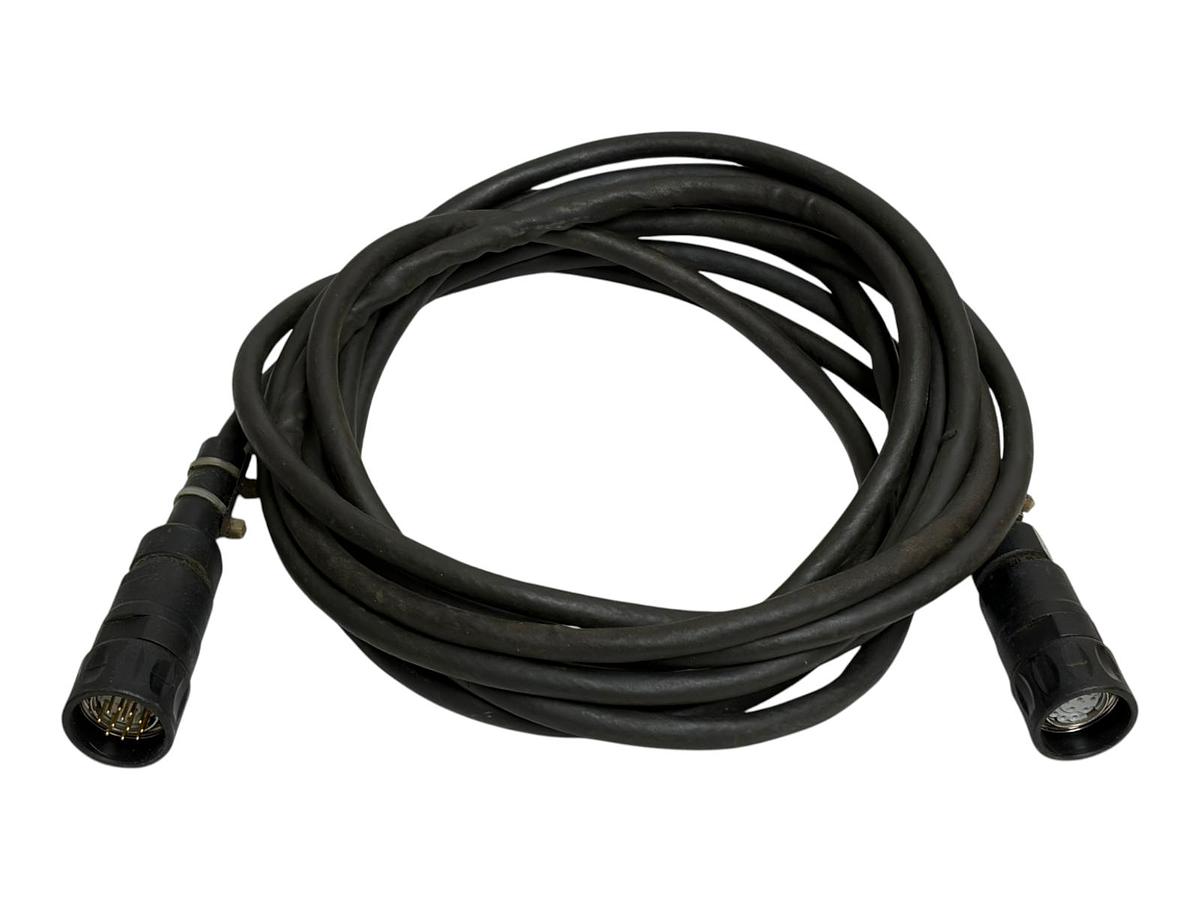Used Heidenhain ID 296467-05 CNC Connecting Cable 12-Pin Male to 12-Pin Female