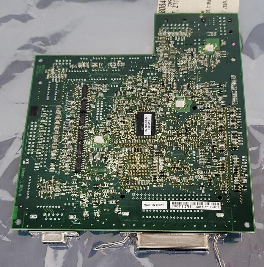 Used NEW ZEBRA 34901-040 REV. G MAIN LOGIC BOARD KIT Z110PAX4