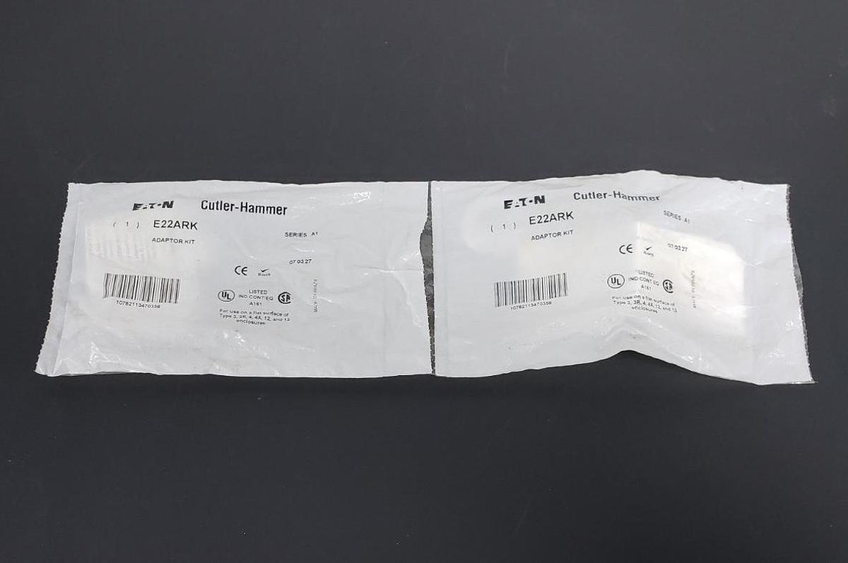 Used LOT OF 2 NEW EATON CUTLER-HAMMER E22ARK ADAPTOR KITS SER. A1