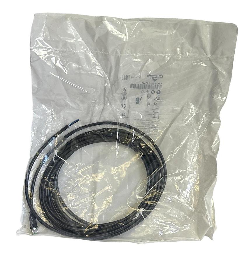 Used 3 NEW AUTOMATION DIRECT CD08-0G-050-A1 / CD080G050A1 M8 CABLES 5M 30V AC/DC 4A