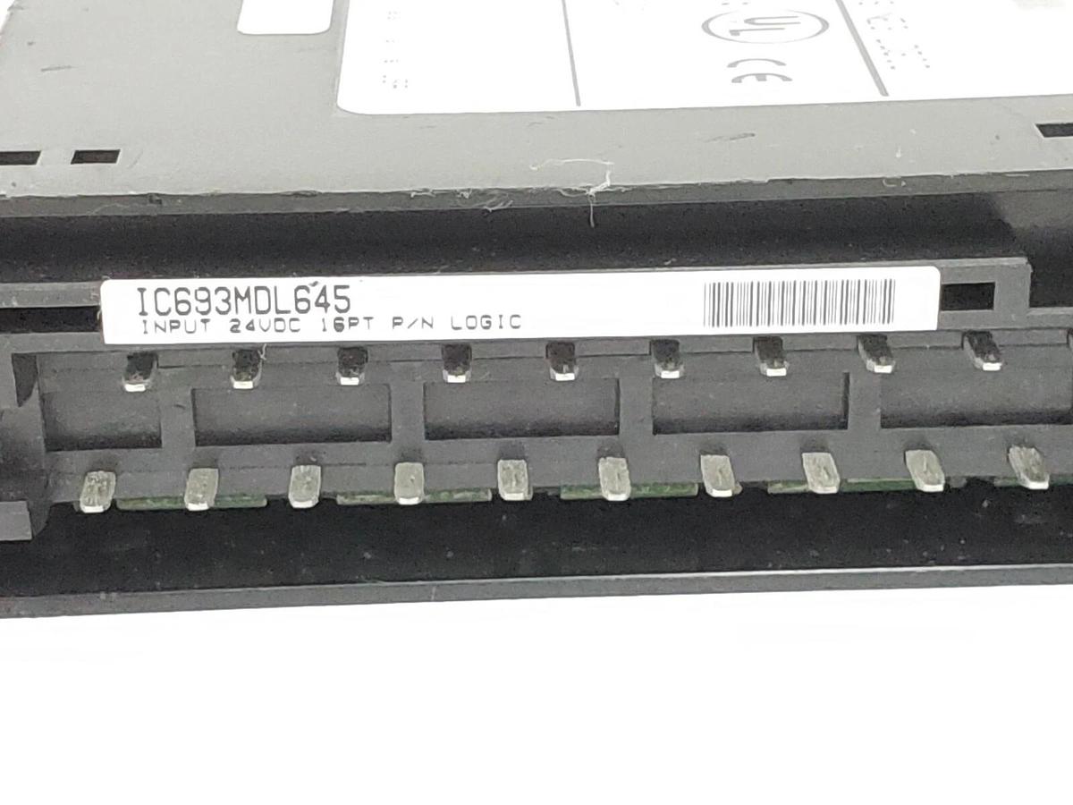 Used GE FANUC IC693MDL645D INPUT MODULE 24VDC 16PT POS/NEG LOGIC W/OUT WIRING ARM
