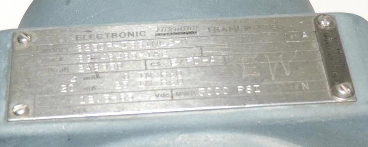 Used FOXBORO 823DP-I3S1NL2-M TRANSMITTER W/ B0139FY M/821AL,823,827 LOW RNG: 4-20mA