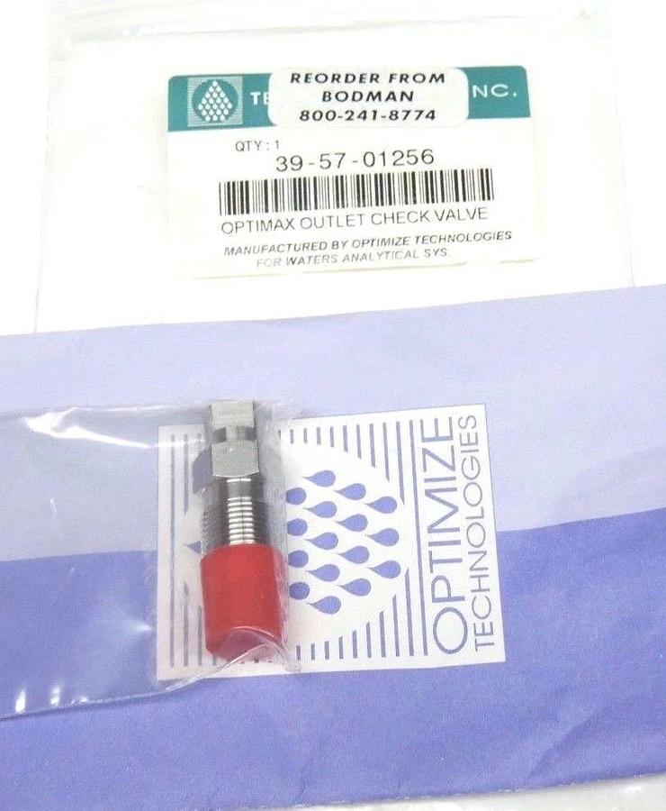 Used NEW OPTIMIZE TECHNOLOGIES 39-57-01256 OPTIMAX OUTLET CHECK VALVE 395701256