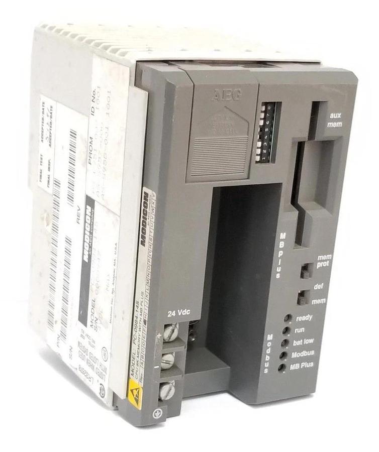 Used AEG / MODICON PC-0984-145 CPU MODULE 8K W/ MB PLUS PC0984145