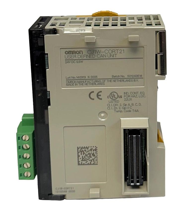 OMRON CJ1W-CORT21 / CJ1WCORT21 SYSMAC USER DEFINED CPU CAN UNIT 24VDC 0.5W NSMP