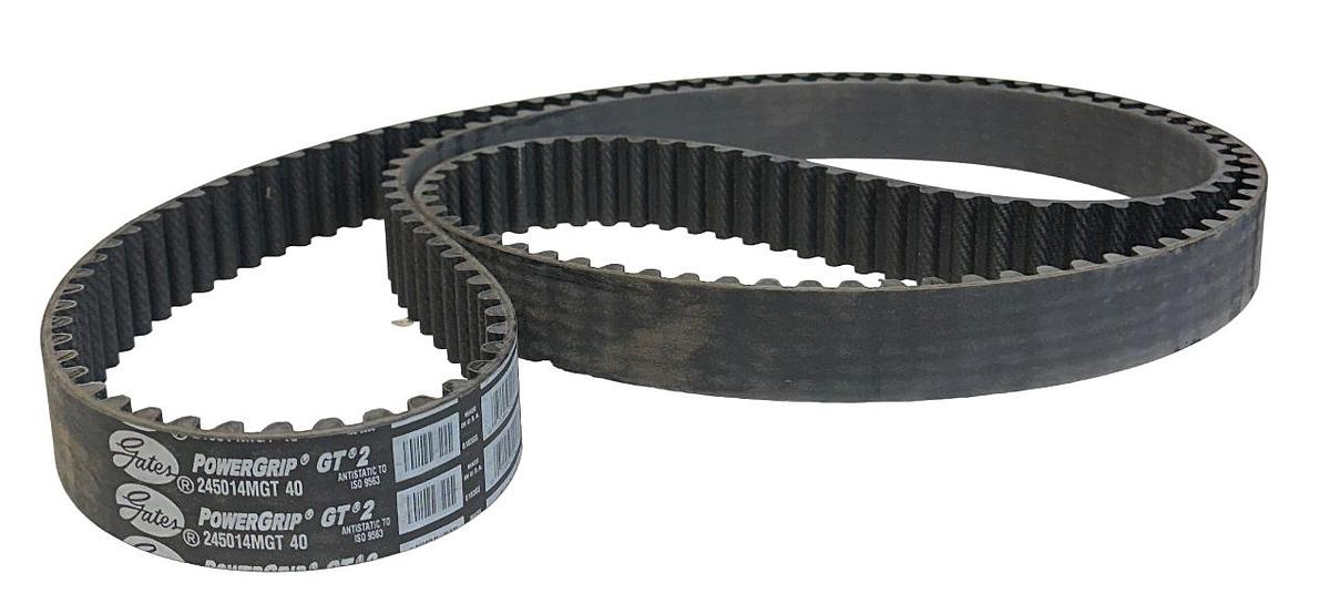 Used GATES 2450-14MGT-40 / 9270-0140 POWERGRIP GT 2 TIMING BELT 175 TEETH 14mm P NSMP
