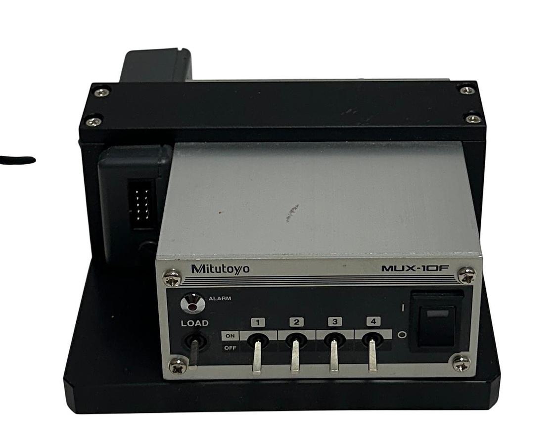 Used MITUTOYO MUX-10F / RS-232C MULTIPLEXER ASSEMBLY 4-CHNL / INPUT TOOL 9VDC USNP