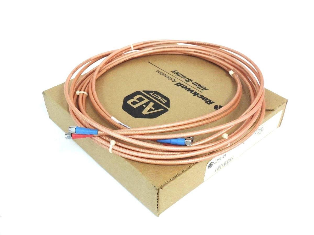 Used NEW ALLEN BRADLEY 2750-C1 ANTENNA CABLE SER. B 2750C1