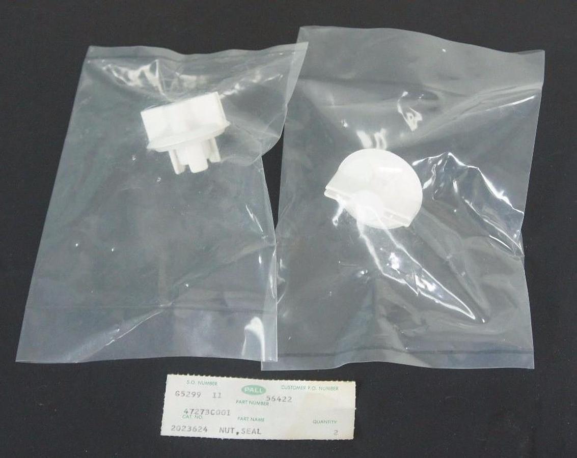 Used LOT OF 2 NEW PALL 2023624 NUT SEALS 47273C001