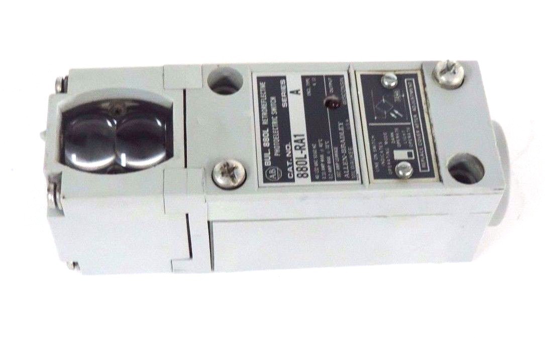 Used NIB ALLEN BRADLEY 880L-RA1 SER. A PHOTOELECTRIC SWITCH 880LRA1