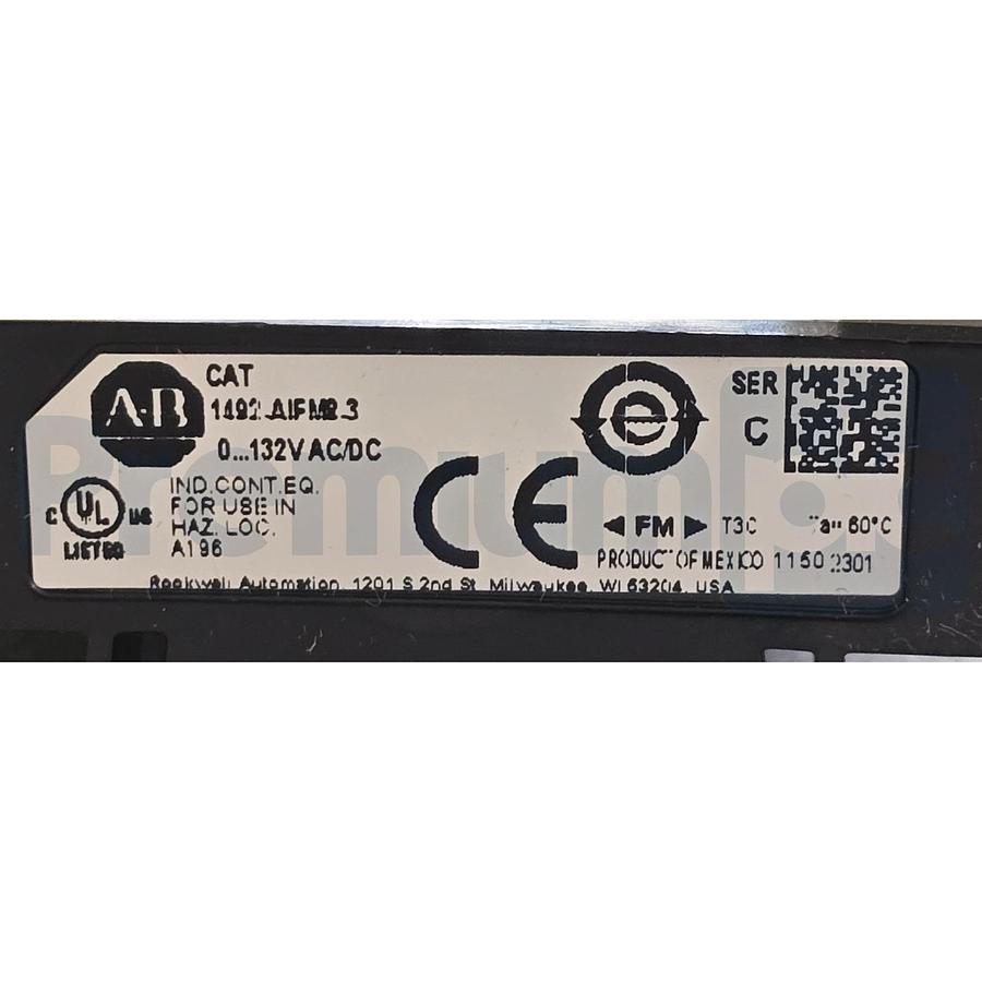 Used Surplus Allen Bradley 1492-AIFM8-3 /C 8-Ch Feed-Through Analog Interface Module