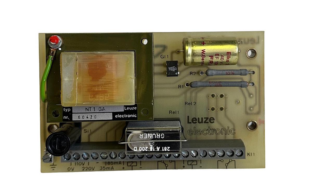 Used NEW LEUZE ELECTRONIC NT1GA-504 / NT1GA504 AMPLIFIER BOARD 110/220V