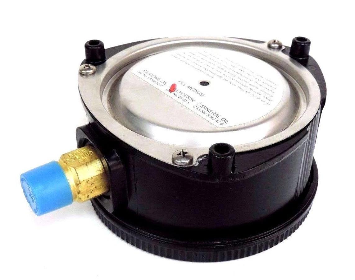 NIB USG 1X655 PRESSURE GAUGE 0-100PSI, 4 1/2'', 1901L, GLYCERIN, 1X655-2