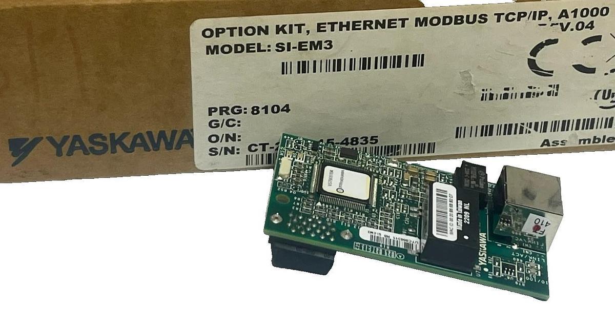 YASKAWA SI-EM3 Modbus TCP/IP Option Card A1000 REV 04  *MISSING MANUAL*
