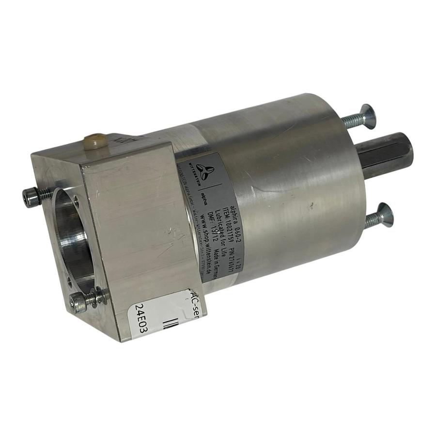 Wittenstein Alphira 060-2 Low Backlash Inline Planetary Gearbox 20:1 Reducer