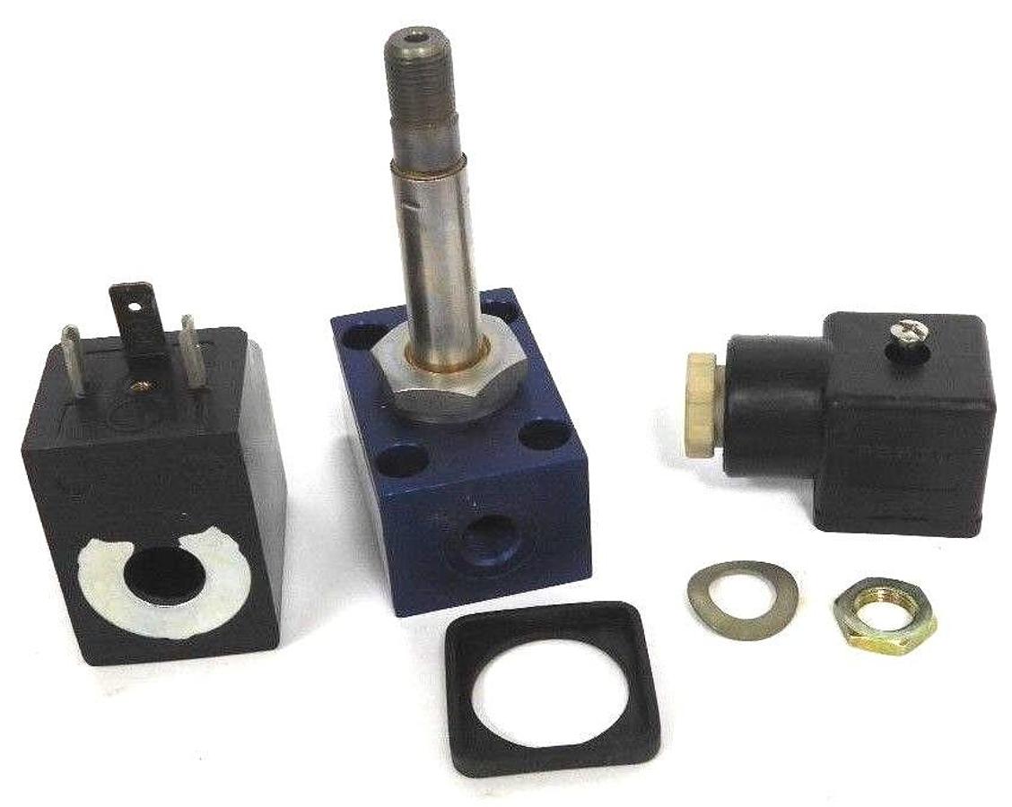 Used NEW FESTO 2199 MCH-3-1/8 SOLENOID VALVE W/ 3599 MSG-24 COIL & B-12