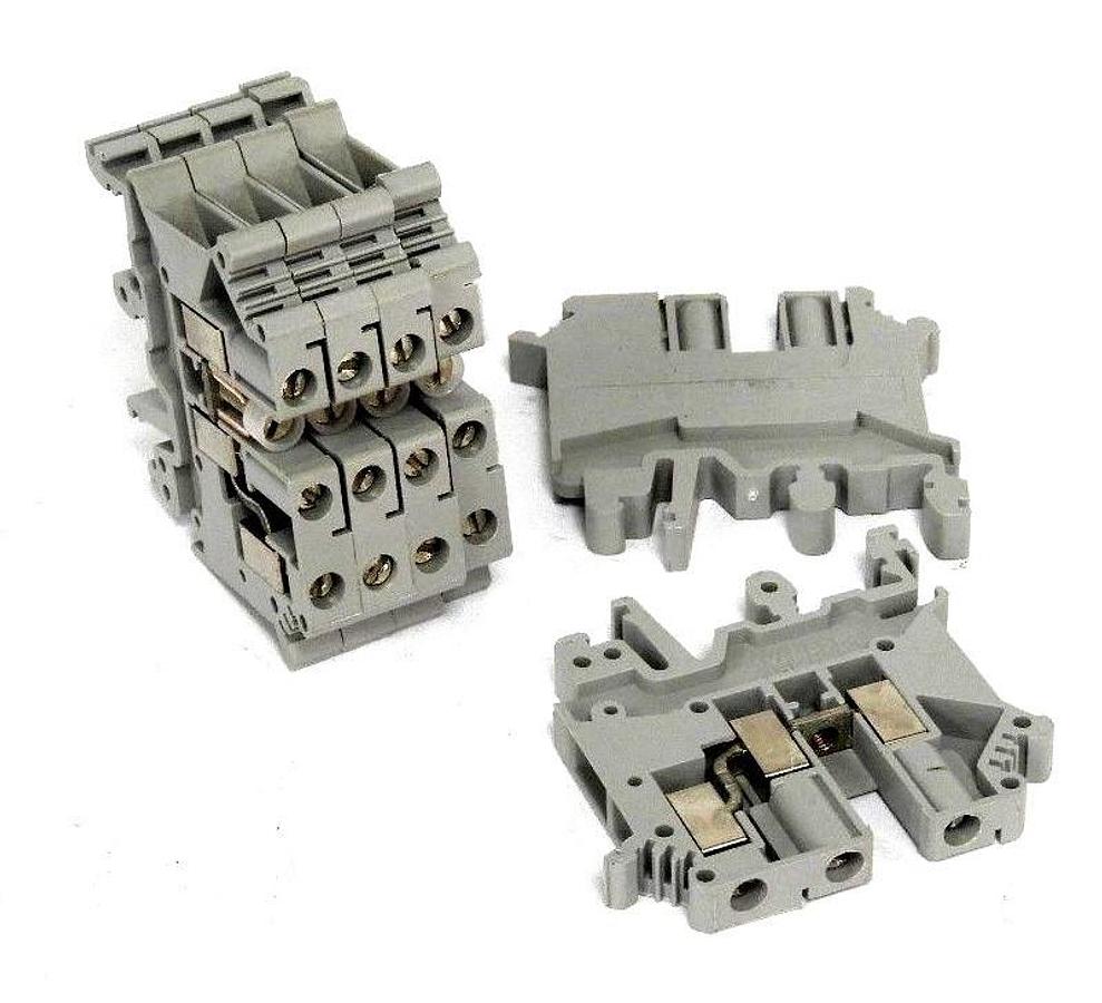 LOT OF 6 NEW PHOENIX CONTACT UK5-TWIN TERMINAL BLOCKS UK5TWIN
