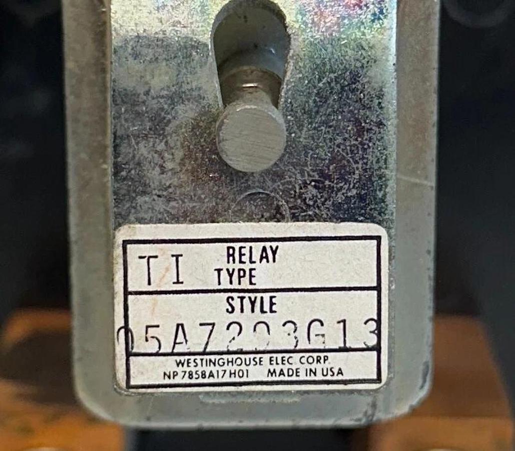 Used WESTINGHOUSE TI 05A7293G13 TYPE TI OVERLOAD RELAY DIRECT REPLACEMENT TI-2 USNP