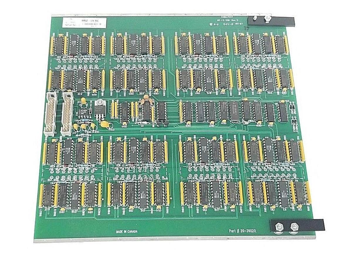 Used CABLETEST HR-LV-SSM REV. 3 BOARD P/N: 20-26020, HRZ-LV SC