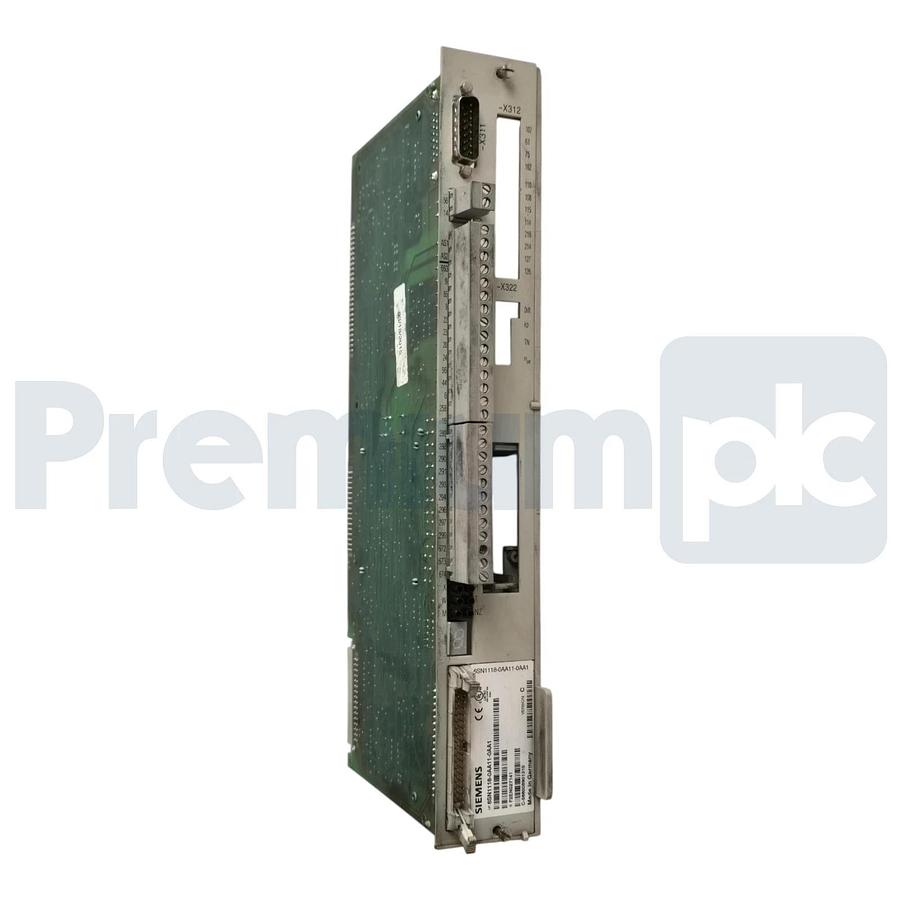 Used Siemens 6SN1118-0AA11-0AA1 SIMODRIVE 611 Standard Control Unit 1-Axis Ver C USED