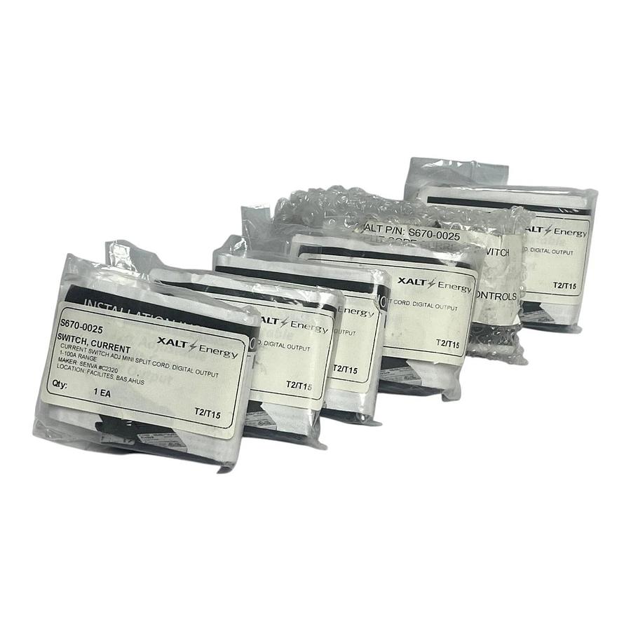 Lot of 6 Senva C-2320 Adjustable Mini Split-Core Digital Output Current Switch