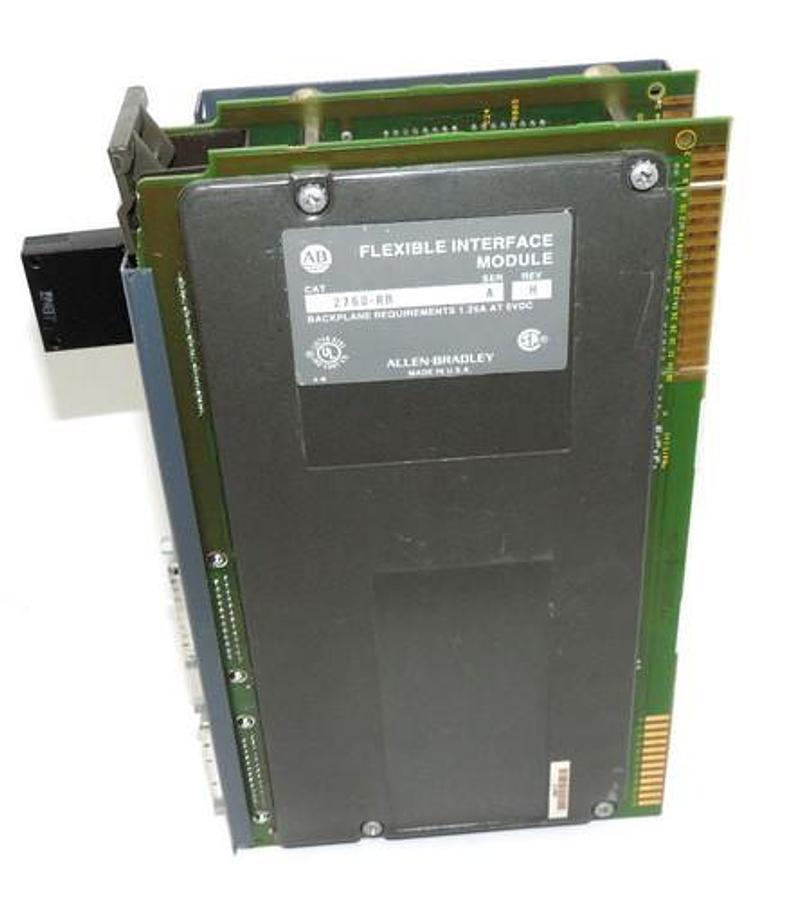 Used ALLEN BRADLEY 2760-RB FLEXIBLE INTERFACE MODULE SER. A REV. H W/ 2760-SFC1