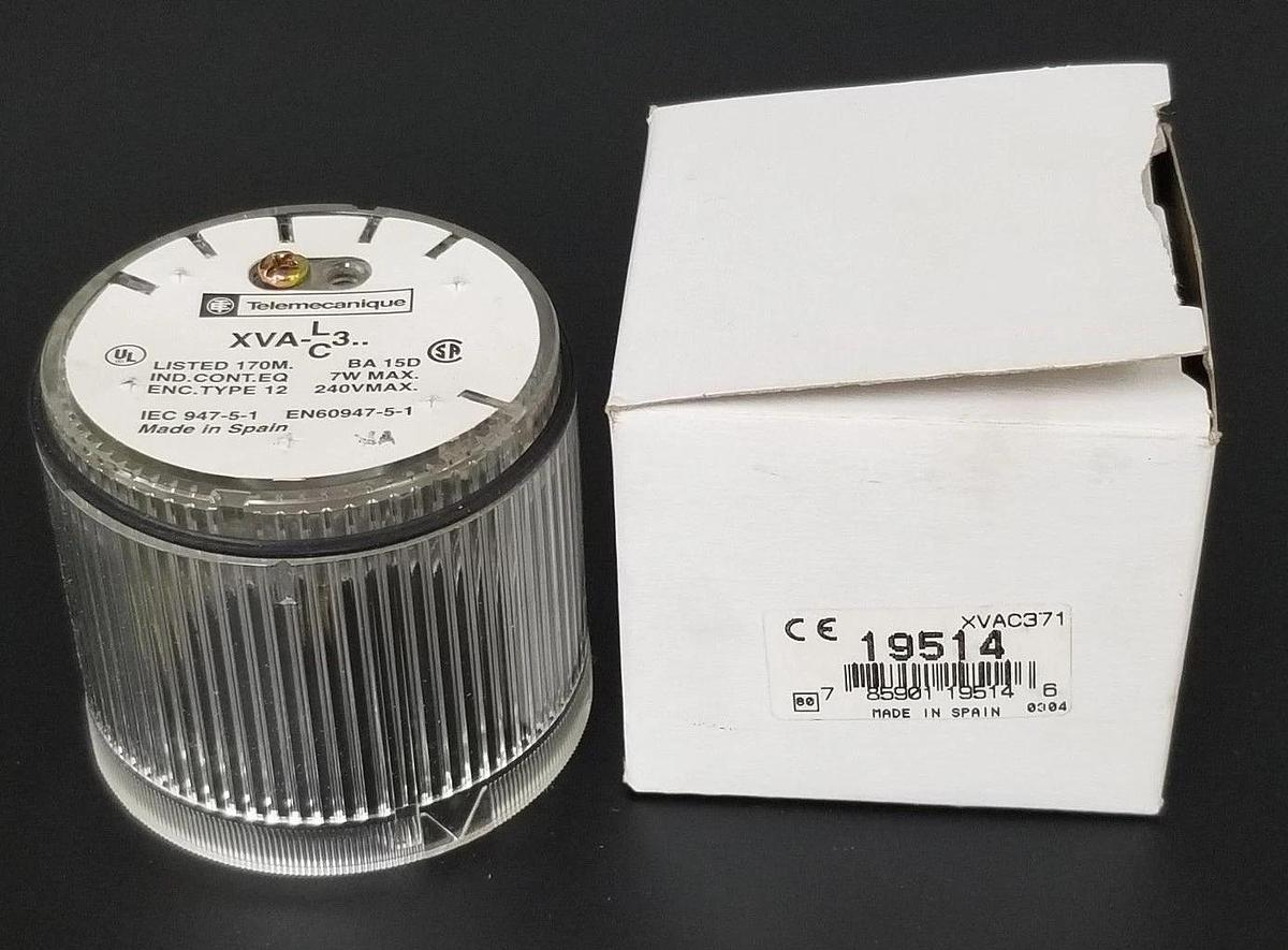 NIB TELEMECANIQUE XVAC371 CLEAR STACK LIGHT COVER XVAL/C3, 19514