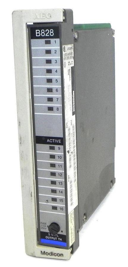 Used AEG MODICON AS-B828-016 5 VTTL OUTPUT TH MODULE ASB828016