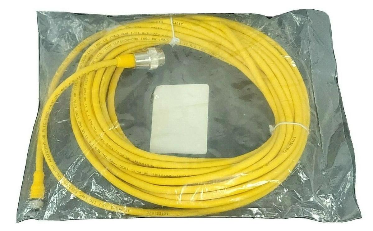 Used NEW TURCK RKC 8T-10-RSM 50/CS13640 CORDSET ID NO. U-58486