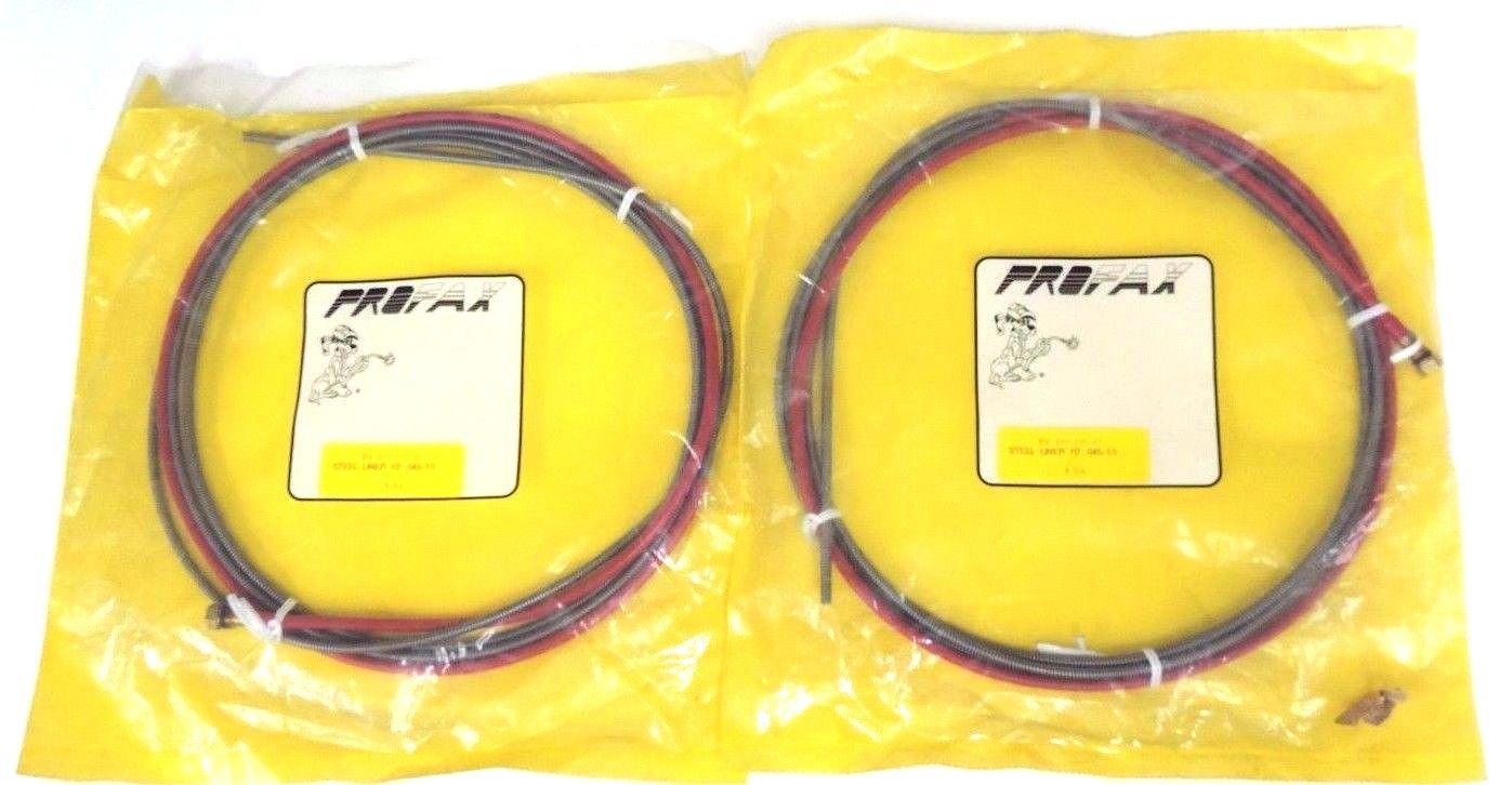 LOT OF 2 NEW PROFAX 415-116-10 STEEL LINERS 10' .045-1/1