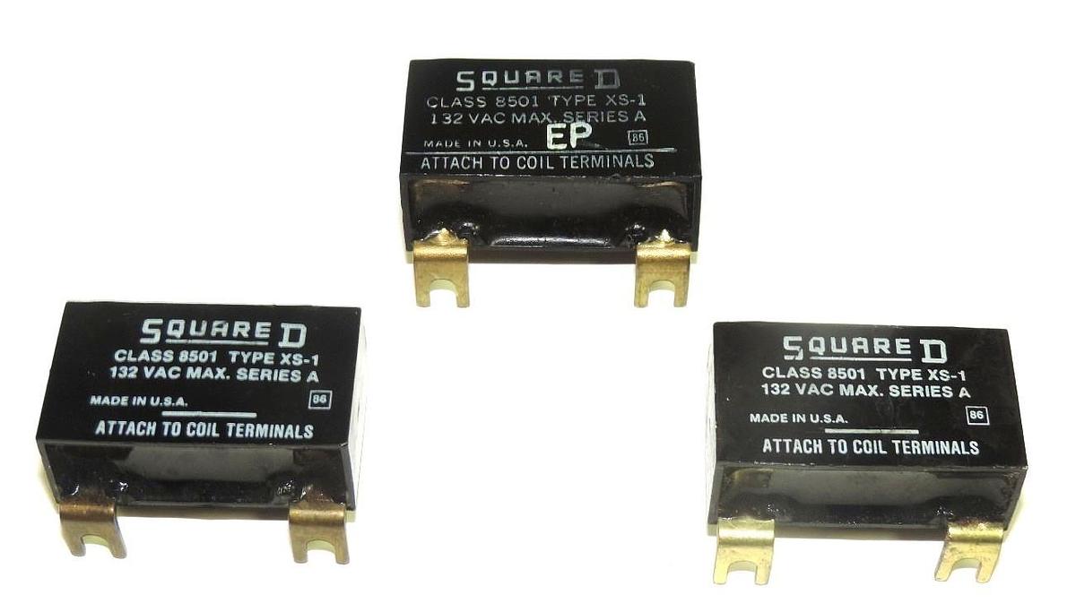 Used LOT OF 3 8501-XS1 RELAY TRANSIENT SUPPRESSORS 8501XS1 SER. A