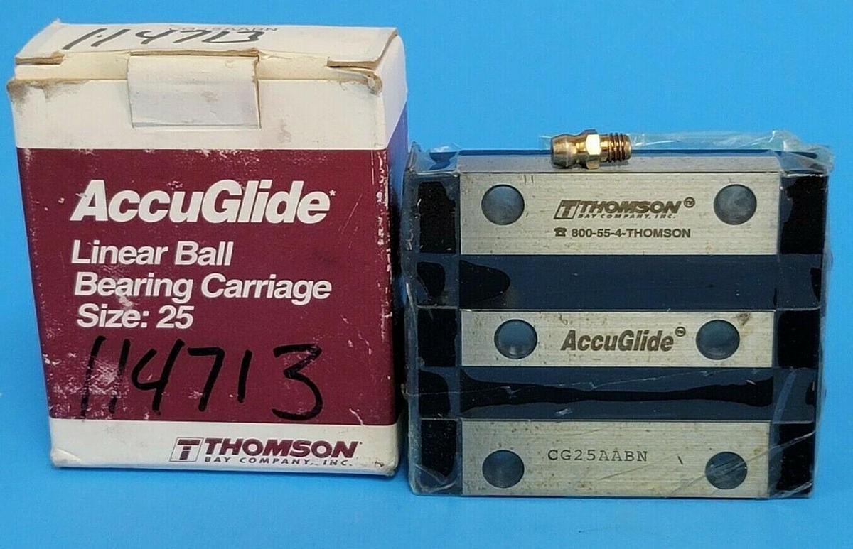 NIB THOMSON CG25AABN SIZE 25 LINEAR BALL BEARING