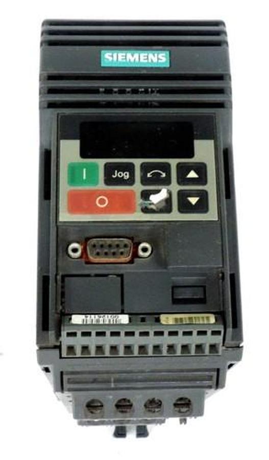 Used SIEMENS 6SE9212-8CA40 MICROMASTER DRIVE .75HP 230V 3PH 6SE92128CA40