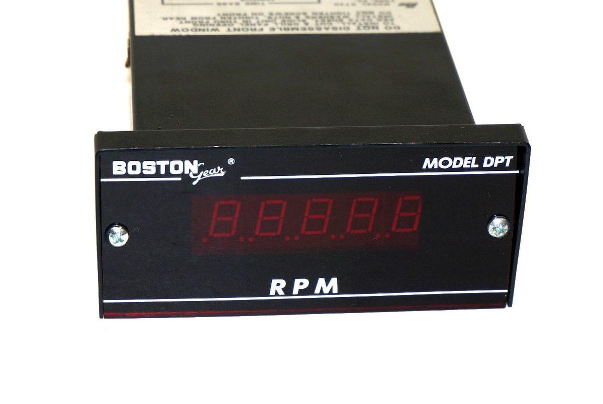 Used BOSTON GEAR MODEL DPT CONTROLLER PT#: 0EMEG001, OEMEG001 REDLION RPM