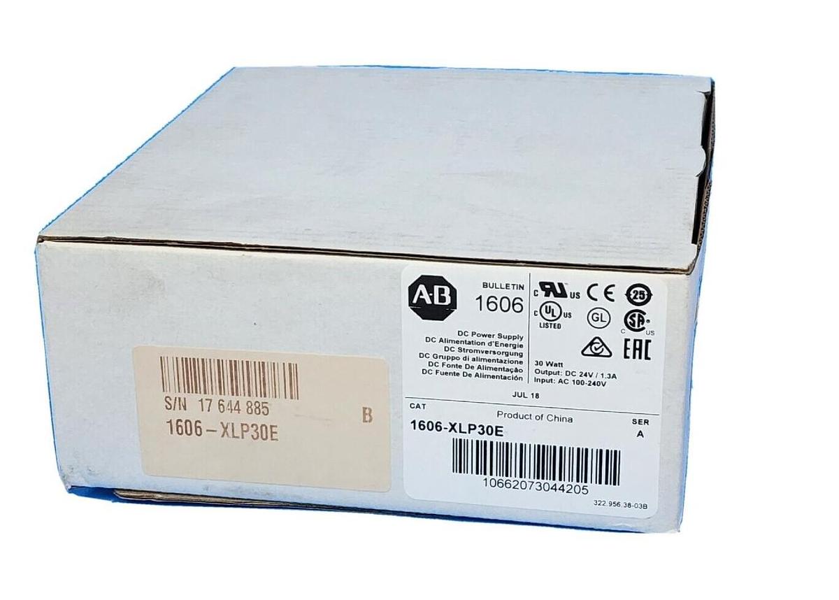 Used NIB ALLEN BRADLEY 1606-XLP30E DC POWER SUPPLY 1606XLP30E SER. A