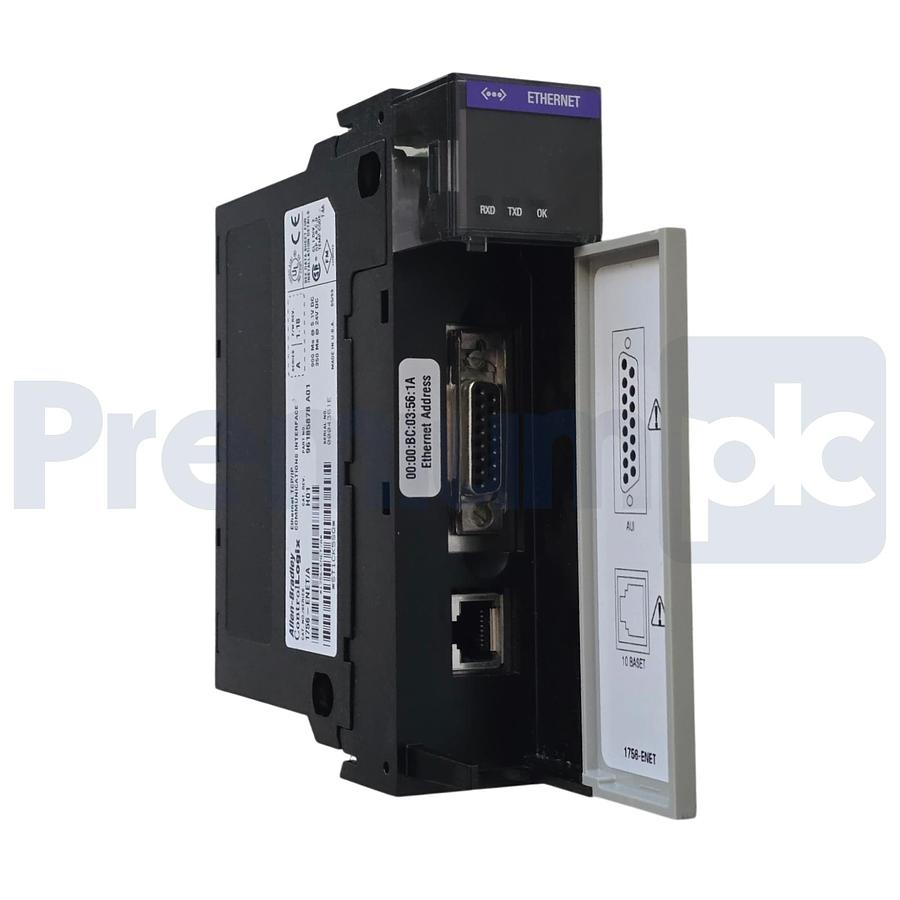 Used Surplus Allen Bradley 1756-ENET /A ControlLogix EtherNet/IP TCP/IP Bridge Module