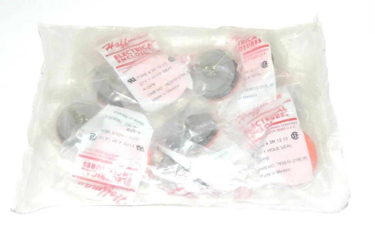 Used LOT OF 10 NIB HOFFMAN ENCLOSURES A-SPB HOLE SEALS TYPE 4, 3R, 12, 13 ASPB