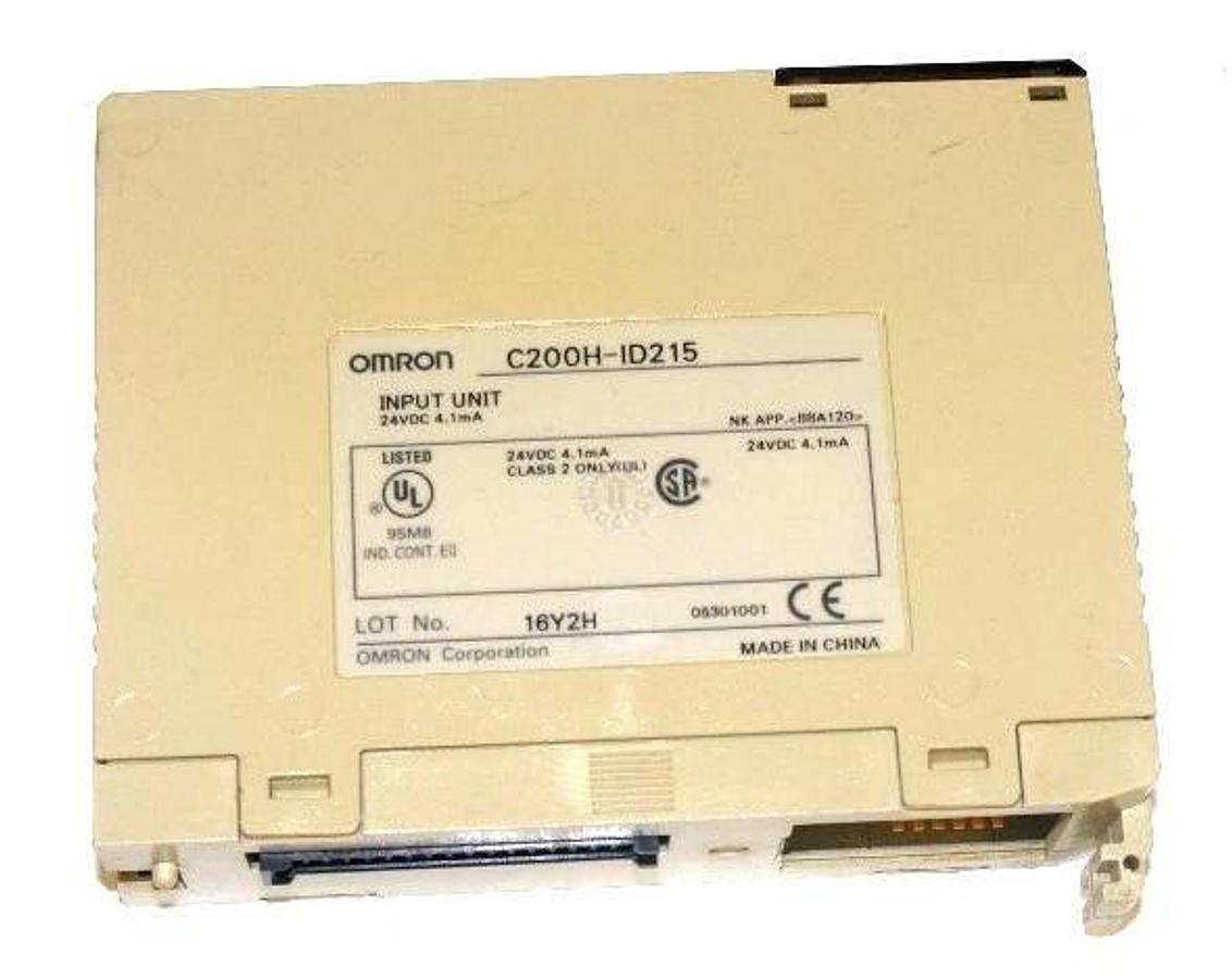 Used OMRON C200H-ID215 INPUT UNIT 24 VDC, 4.1 MA, C200HID215
