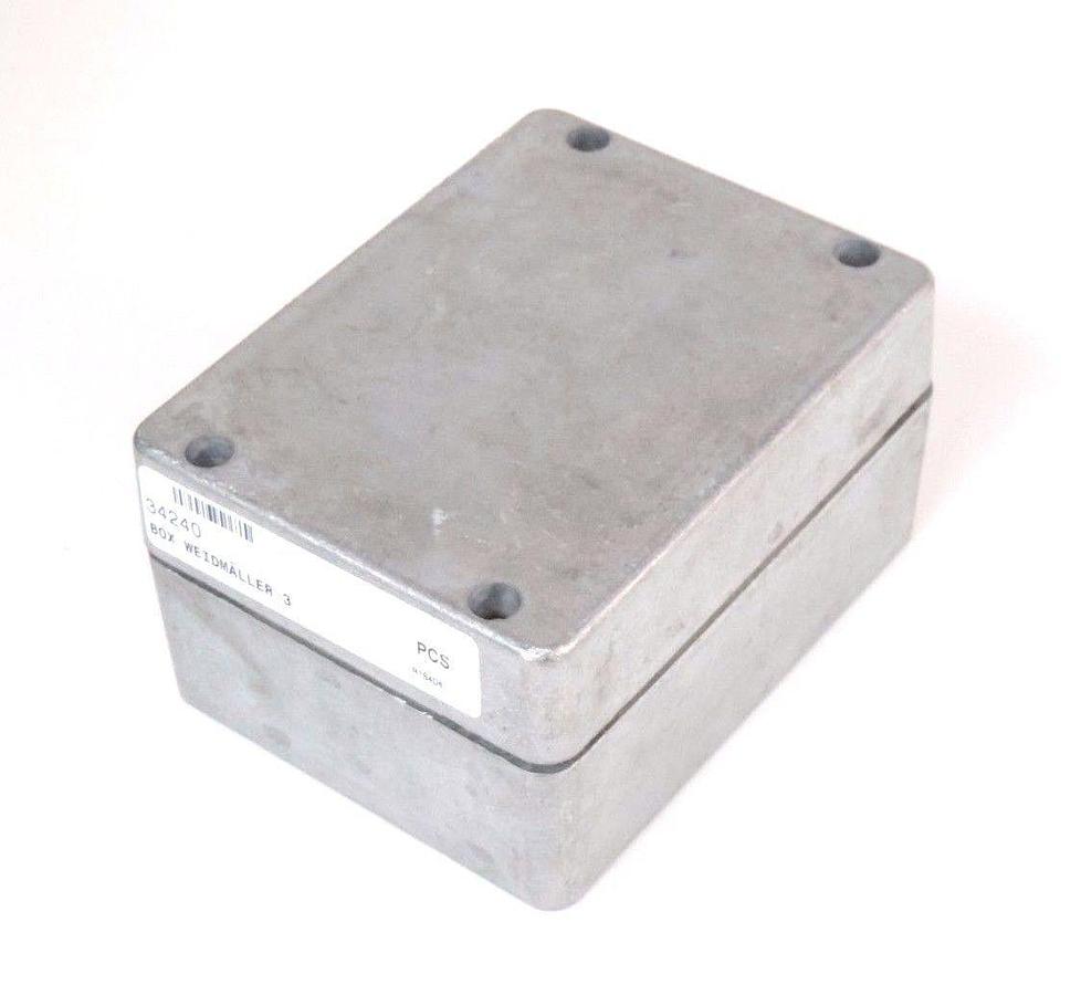NIB WEIDMULLER 034240 JUNCTION BOX 3 ALUMINUM K5 170X130X90MM