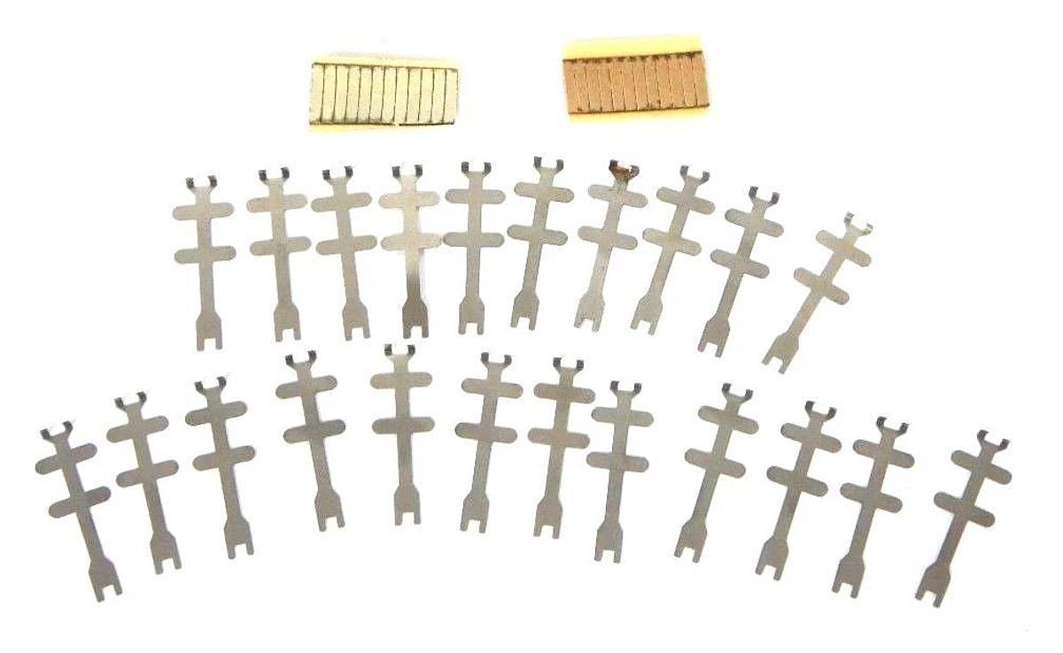 LOT OF 2 NEW GRAPHIC CONTROLS 10-55 PRESSURE SENSITIVE TAPE WITH PEN CLIPS 1055