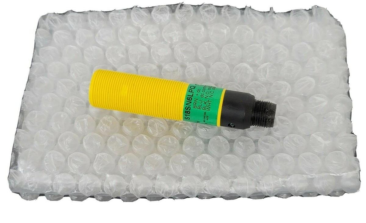 Used BANNER S18SN6LPQ PHOTOELECTRIC SENSOR 10-30 VDC 46433