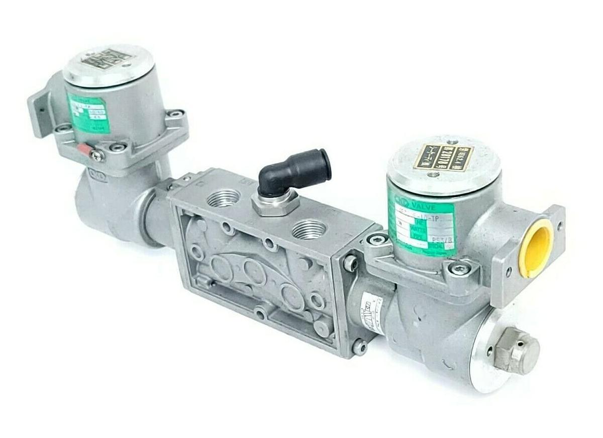 Used CKD 4F320E-10-TP SOLENOID VALVE 4F320E10TP VOLTS: AC200V