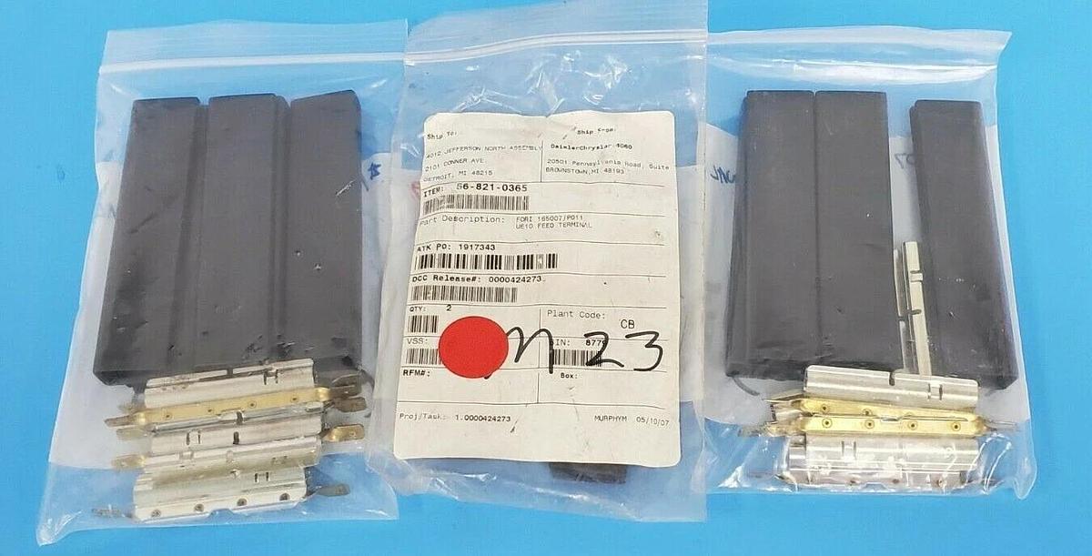 LOT OF 10 NEW FORI 16507/P011 UE-10 FEED TERMINALS 165007 56-821-0365 UE10